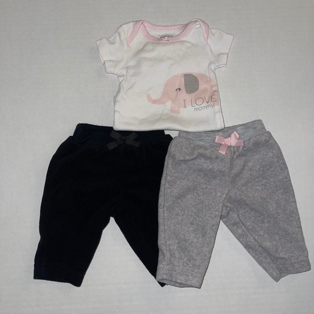 Carter’s - elephant outfit set